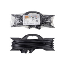 Удлинитель-шнур на рамке силовой народный ПВС 2200 Вт б/з, 20м, штепс. гнездо