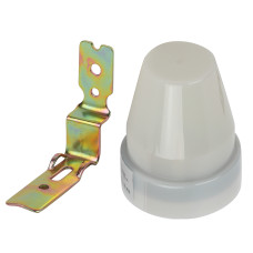 Датчик освещенности ЭРА  DF 302 Фотореле серый, настенный, макс нагрузка 2200 ВА IP44 (100/1800)