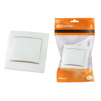 Выключатель TDM 1 кл. 10А, белый "Таймыр" 10/100 Выключатель TDM 1 кл. 10А, белый "Таймыр" 10/100