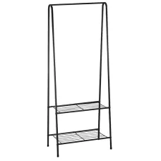Вешалка-стойка напольная с полками