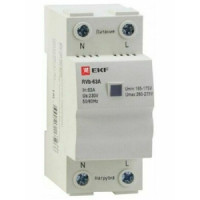 Реле напряжения EKF Basic 63А, сквозное подключение