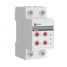 Реле напряжения EKF Basic 32А, сквозное подключение ЦЕНА ▼