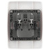 Розетка 2X2P, 16АХ-250В, Эра12, 12-2107-01 ЭРА белый 10/100