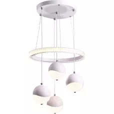 Подвесной светильник LE CH GAMMA 118Вт, 230В, сталь, кристаллы 405х195/1 Подвесной светильник LE CH GAMMA 118Вт, 230В, сталь, кристаллы 405х195/1