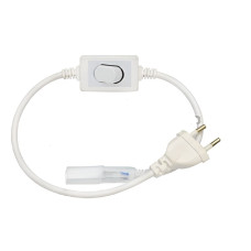 LEEK Сетевой шнур с выключателем для 20 м ленты 5050 220В 1/80