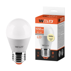 WOLTA Лампа светодиодная G45 12Вт 1050лм 3000К Е27 2/50 WOLTA Лампа светодиодная G45 12Вт 1050лм 3000К Е27 2/50