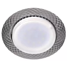 Точечный светильник ЭРА KL 76 AL/SL под лампу Gx53,220V, 13W, серебро (50/1000)