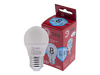 ЭРА Лампа светодиодная RED LINE LED P45-8W-840-E27 R E27 / Е27 8Вт шар нейтральный белый свет