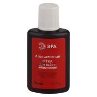 Флюс ЭРА PL-F04 активный ФТКА для пайки алюминия 30 мл Флюс ЭРА PL-F04 активный ФТКА для пайки алюминия 30 мл