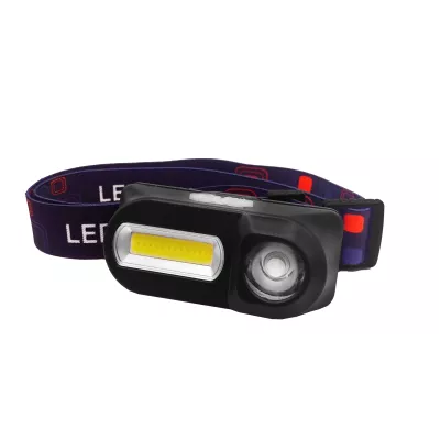 Фонарь налобный , с двумя источниками света, аккумулятор 18650,  высокая яркость СОВ +XPELED, 7W, 14