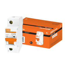 Авт. выкл. TDM ВА47-100 1Р 25А 10кА х-ка С 6/72 ЦЕНА▼ Авт. выкл. TDM ВА47-100 1Р 25А 10кА х-ка С 6/72 ЦЕНА▼