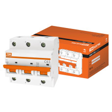 Авт. выкл. TDM ВА47-100 3Р 63А 10кА х-ка С 1/24 ЦЕНА▼