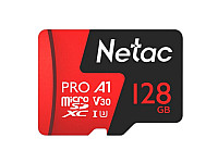 Карта памяти Netac P500 Extreme Pro V30/A1 MicroSDXC 128GB (UHS-I, Class 10)
