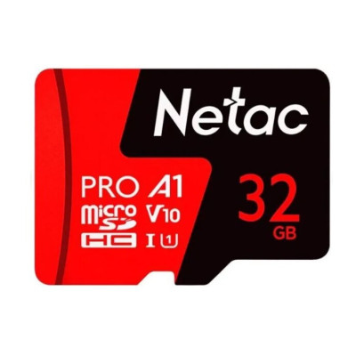 Карта памяти Netac P500 Extreme Pro V30/A1 MicroSDXC 32GB (UHS-I, Class 10)