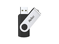 Netac USB 3.0 флеш-диск 64GB U505 пластик+металл Black/Черный