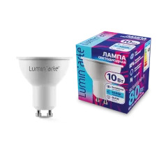 LUMIN'ARTE Лампа светодиодная LSTD-PAR16-10W6KGU10 10Вт 6500К GU10 10/100 LUMIN'ARTE Лампа светодиодная LSTD-PAR16-10W6KGU10 10Вт 6500К GU10 10/100
