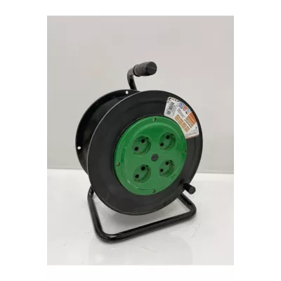 Удлинитель на катушке силовой народный 4 гнезда ПВС 2200 Вт с/з, 30м TDM /1