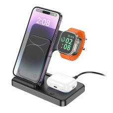 Беспроводное зарядное устройство BQ26 3в1 черный BOROFONE