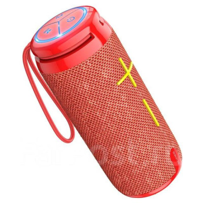 BOROFONE Bluetooth-колонка BR24  FM, TF, USB, AUX, TWS, мощность 5Вт*2, 1200 mAh, красный