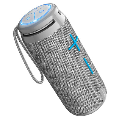 BOROFONE Bluetooth-колонка BR24  FM, TF, USB, AUX, TWS, мощность 5Вт*2, 1200 mAh, серый