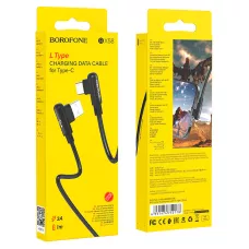 Кабель BX58 Type-C - USB черный, 1 метр BOROFONE 2/1000 Кабель BX58 Type-C - USB черный, 1 метр BOROFONE 2/1000