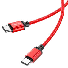 Кабель BX87 Type-C-Type-C 60W, красный, 1 метр BOROFONE /мин.пар.3шт Кабель BX87 Type-C-Type-C 60W, красный, 1 метр BOROFONE /мин.пар.3шт