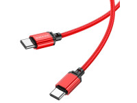 Кабель BX87 Lightning-USB красный, 1 метр BOROFONE /1000