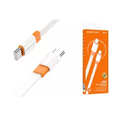 Кабель BX89 Type-C-Type-C 60W, оранжевый BOROFONE /мин.пар.2шт Кабель BX89 Type-C-Type-C 60W, оранжевый BOROFONE /мин.пар.2шт
