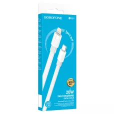 Кабель BX89 Type-C- Lightning 20 W серый BOROFONE 1/360 Кабель BX89 Type-C- Lightning 20 W серый BOROFONE 1/360