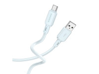 кабель BX94 Type-C - USB 20W, голубой, 1 метр (мин. пар. 3) BOROFONE