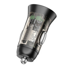 Автомобильное зарядное устройство BOROFONE BZ26A PD43W USB-A+USB-C, ►►быстрая зарядка◄◄, черный Автомобильное зарядное устройство BOROFONE BZ26A PD43W USB-A+USB-C, ►►быстрая зарядка◄◄, черный