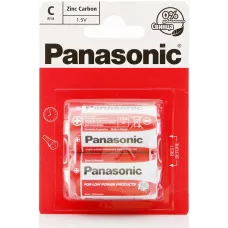 Батарейка Panasonic Zinc Carbon R14 BL2 24/120 Батарейка Panasonic Zinc Carbon R14 BL2 24/120