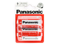 Батарейка Panasonic Zinc Carbon R20 BL2 24/120
