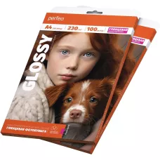 Perfeo А4 230 г/м2 Фотобумага глянцевая 100л (PF-GLA4-230/100) (G14) /10