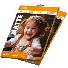 Perfeo А4 230 г/м2 Фотобумага матовая 100л (PF-MTA4-230/100) (M12) /10