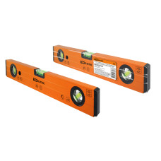 Уровень (ватерпас) 40 см, 3 глазка, алюминиевый, с магнитом, усиленный, серия "Алмаз" TDM /20