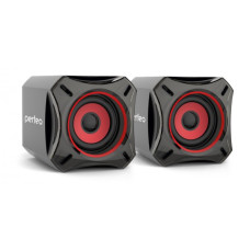 Perfeo колонки "CUBE" 2.0, мощность 2х5 Вт (RMS), чёрн, USB (PF-812) /20