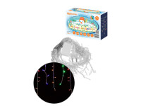 Гирлянда светодиодная "Бахрома" 2,5х0,6 м, 120LED, многоцветн., 8 режимов, 250 В, IP44, TDM