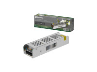 Блок питания 150Вт-12В-IP20 для светодиодных лент и модулей, металл, узкий, TDM