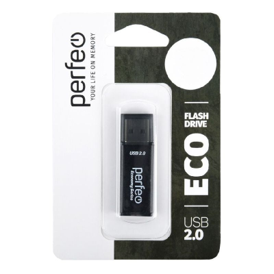 Perfeo USB флэш-диск 32GB E03 Black economy series 10/100