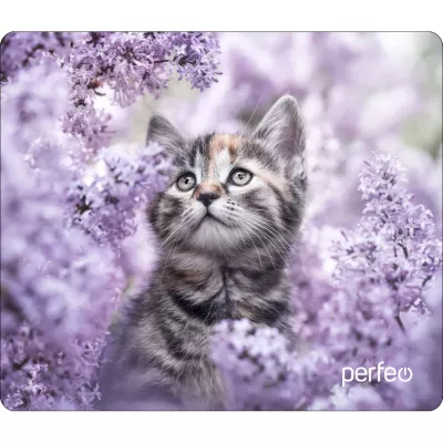 Perfeo Коврик для компьютерной мыши "Cat", Рис 11, (340*280*4 мм) ткань+резиновое основание