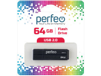 Perfeo USB флэш-диск 64GB C01G02 Black 10/100