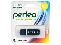 Perfeo USB флэш-диск 16GB C02 Black 10/100