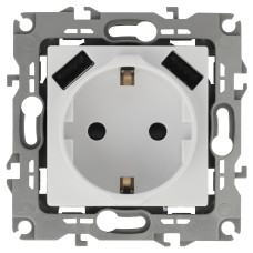 Розетка 2P+E 16A-250В, штор. с 2xUSB 5В-3А, 12-4109-01 ЭРА белый 10/100 ЦЕНА ▼