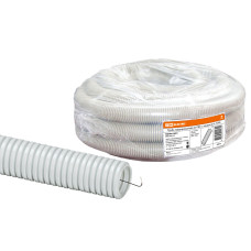 Труба гофрированная TDM ПВХ d16 с зондом (100 м) легкая  /мин.пар.100м