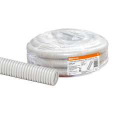 Труба гофрированная TDM ПВХ d32 с зондом (50 м) легкая /крат.50м Труба гофрированная TDM ПВХ d32 с зондом (50 м) легкая /крат.50м