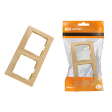 Рамка TDM 2-х постовая, горизонтальная "ЭКО" (сосна) "Таймыр" 40/480 ЦЕНА ▼