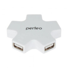 Perfeo USB-HUB 4 Port, (PF-HYD-6098H) белый /200 Perfeo USB-HUB 4 Port, (PF-HYD-6098H) белый /200