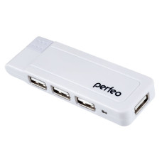 Perfeo USB-HUB 4 Port, (PF-VI-H021 White) белый /200 Perfeo USB-HUB 4 Port, (PF-VI-H021 White) белый /200