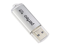 Perfeo USB 3.0 флэш-диск 16GB C14 Silver metal series 10/100